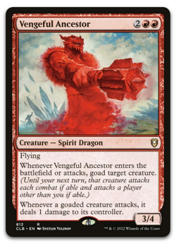 Vengeful Ancestor #812 LP Baldur's Gate CLB Magic MTG - Image 1