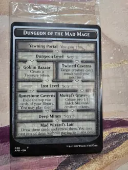 Sealed Oversized magic the gathering Dungeons & Dragons Forgotten Realms MTG - Image 1