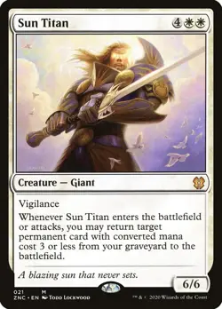 ~1x Sun Titan x1 ~NM~ ZNC Magic the Gathering MtG~ - Image 1