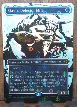 MTG Skrelv, Defector Mite STEP-AND-COMPLETE FOIL All Will Be One, Magic (ONE) NM - Image 1