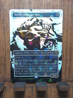 MTG Skrelv, Defector Mite STEP-AND-COMPLETE FOIL All Will Be One, Magic (ONE) NM - Image 3