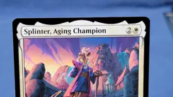 Splinter, Aging Champion -MTG- TMNT TMC - Teenage Mutant Ninja Turtles - NM - Image 2