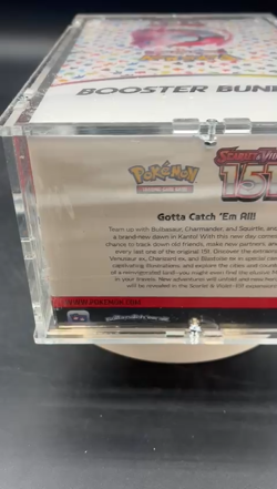 Pokemon TCG Scarlet & Violet 151 Booster Bundle Display Sealed w/ Acrylic Case - Image 2