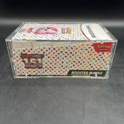 Pokemon TCG Scarlet & Violet 151 Booster Bundle Display Sealed w/ Acrylic Case - Image 4