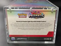 Pokemon SV8.5 Prismatic Evolutions Sealed Booster Bundle Display W/Acrylic Case - Image 3