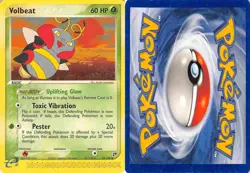 Volbeat 53/100 Uncommon Sandstorm Pokemon LP - Image 3