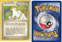 Wally's Training 89/100 Uncommon Sandstorm Pokemon NM - Image 3