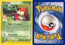 Wurmple 78/109 Common Ruby & Sapphire Pokemon HP/DMG - Image 3