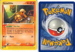 Growlithe 65/100 Common Sandstorm Pokemon MP - Image 3