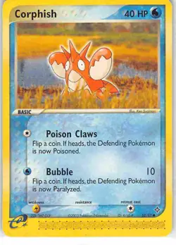 Corphish 52/97 Common Dragon Pokemon MP - Image 1