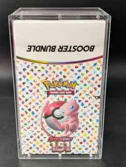 Pokemon 151 SV3.5 Booster Bundle Display Case Sealed W/Acrylic Case - Image 1