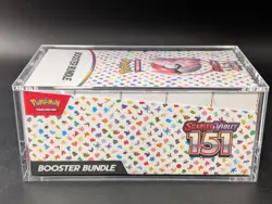 Pokemon 151 SV3.5 Booster Bundle Display Case Sealed W/Acrylic Case - Image 4