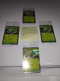 Pokemon Perfect Order Prerelease Staff Promos - Sealed MEP 064-067 - Image 3
