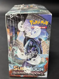 Pokemon Sun & Moon Burning Shadows Booster Box Sealed *TEAR IN WRAP* - Image 3