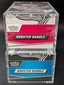 2x Pokemon Black Bolt White Flare Sealed Booster Bundle Display Case W/Acrylic - Image 5