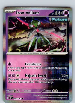 Iron Valiant 89/162 2024 Temporal Forces Holo Rare - Image 1