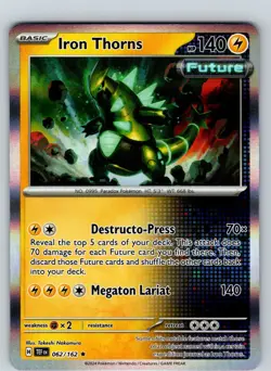 Iron Thorns 62/162 2024 SV Temporal Forces Holo Rare - Image 1