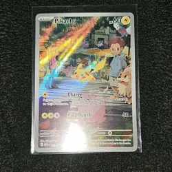 Pokemon Pikachu 173/165 Scarlet & Violet 151 Illustration Rare Holo English Card - Image 1