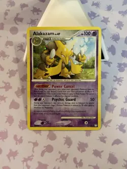 Alakazam Holo Pokemon Card LV.47 2/123 Mysterious Treasures NM - Image 1
