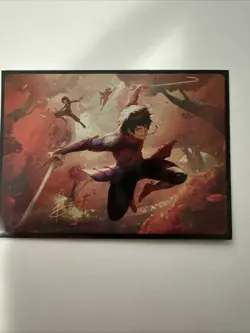 Magic MTG Avatar Art Series Card 22/54 Jet Freedom Fighter Gold Stamped Auto!! - Image 1