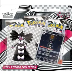 Pokemon TCG White Flare Sticker Collection FACTORY SEALED! New Booster Pack Card - Image 1