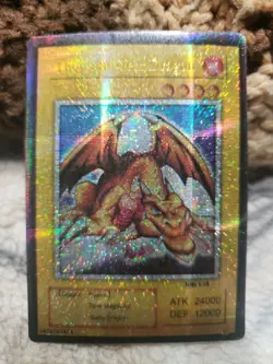 Funny Yugioh Card Thousand Year Dragon Prismatic Secret Rare Vintage 2006 China - Image 1