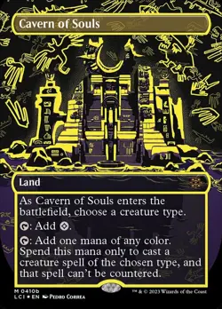 1x Cavern of Souls (410b) ~~ Borderless - Foil NM-Mint, English The Lost Caverns - Image 1