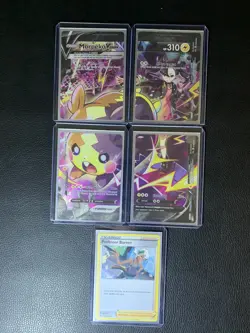 Morpeko V-Union Crown Zenith Promo Cards(5 Cards)SWSH287-290 & 167 Prof. Burnet - Image 1