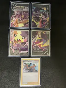 Morpeko V-Union Crown Zenith Promo Cards(5 Cards)SWSH287-290 & 167 Prof. Burnet - Image 2