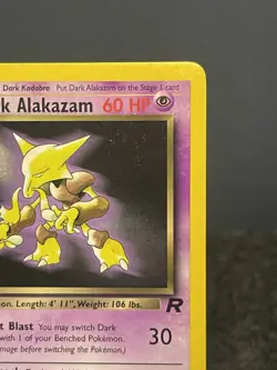 Pokemon Dark Alakazam TCG 18/82 Unlimited Non-Holo Card MP/HP (Read Description) - Image 3