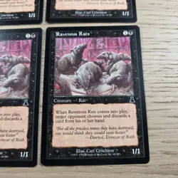 Ravenous Rats Playset Urza's Destiny Magic the Gathering MTG - Image 3