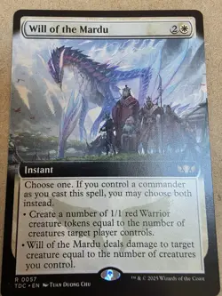 Will of the Mardu - (Extended Art) Commander: Tarkir: Dragonstorm Regular - Mtg - Image 1