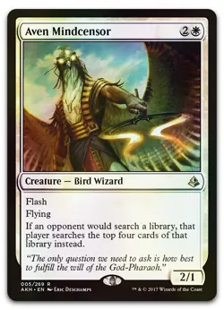 Aven Mindcensor #5 (Foil) (LP) Amonkhet AKH Magic MTG - Image 1