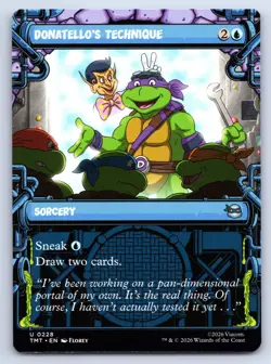 MTG Donatello's Technique Showcase Normal U Teenage Mutant Ninja Turtles TMT 228 - Image 1