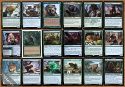 Lot 18 Bear Creatures Green Set *NM* Magic the Gathering EDH Group MTG Goreclaw - Image 1