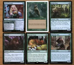 Lot 18 Bear Creatures Green Set *NM* Magic the Gathering EDH Group MTG Goreclaw - Image 3
