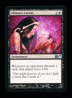 * * 1x Liliana's Caress x1 * * M11 MTG Close to NM Near Mint - Image 1
