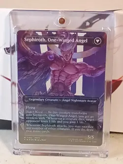 Magic The Gathering Final Fantasy Sephiroth Fabled SOLDIER Borderless Foil #382 - Image 2