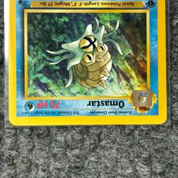 Vintage Pokemon Fossil Omastar 1st Edition 40/62 Uncommon LP - Image 3
