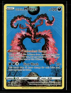 Pokemon 2023 Crown Zenith Galarian Moltres FA #SWSH284 - Image 1
