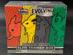 Pokemon TCG SWSH Evolving Skies Pokemon Center Elite Trainer Box ETB Sealed - Image 1