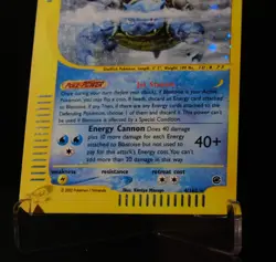 2002 WOTC PokeMon Trader Card Expedition Base Set Blastoise 4/165 Holo E-Reader - Image 5