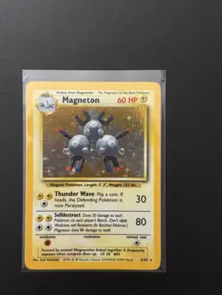 1999 POKEMON BASE SET HOLO RARE MAGNETON LP 💫 - Image 1