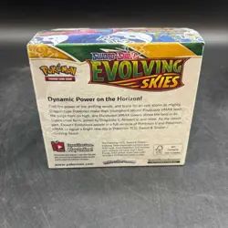 Pokemon TCG SWSH Evolving Skies Booster Box Sealed w/ Acrylic Case - Image 4
