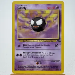 Gastly - 33/62 - Fossil Set - Unlimited - Uncommon - Pokemon - WOTC - NM - Image 1