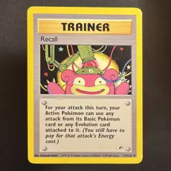 Recall - 116/132 - Gym Heroes - Pokemon - Uncommon - Played - Image 1