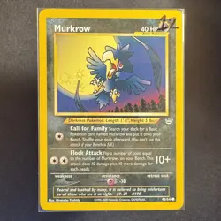Murkrow - 46/64 - Neo Revelation - Pokemon - Common - Played - Image 3