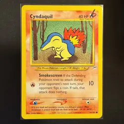 Cyndaquil - 61/105 - Neo Destiny - Pokemon - Common - Played - Image 3