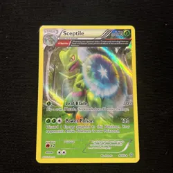 Pokemon TCG Sceptile Primal Clash 9/160 Regular Holo Rare - Image 1