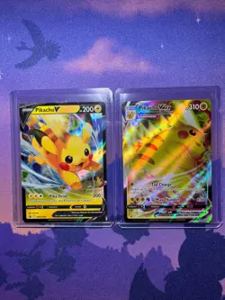 Pokemon Pikachu VMAX SWSH286 + (Pikachu V SWSH285) - NM/M - Image 1